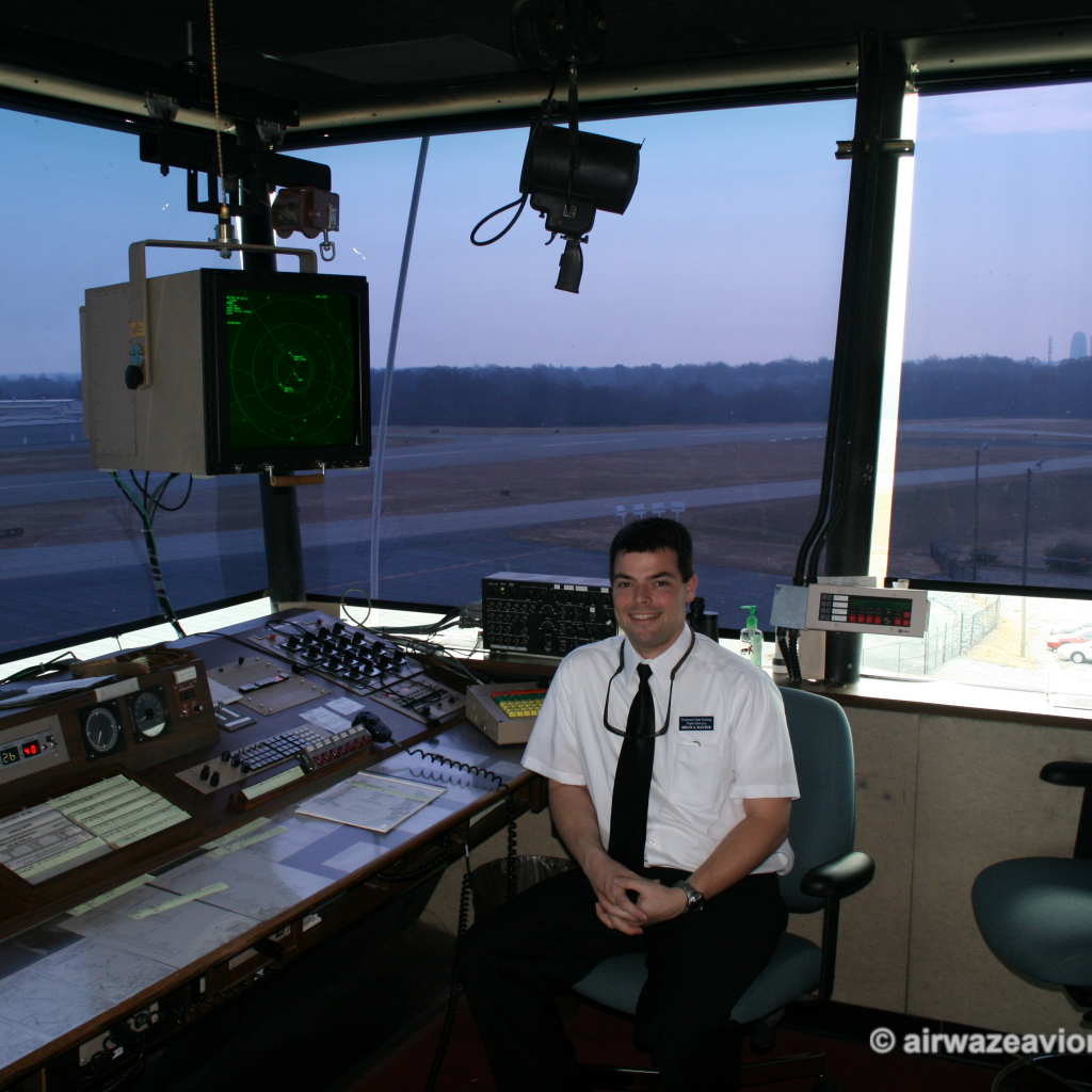 Inside the Tower at KINT, Winston Salem, NC