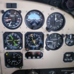 Aircraft Panel with DME