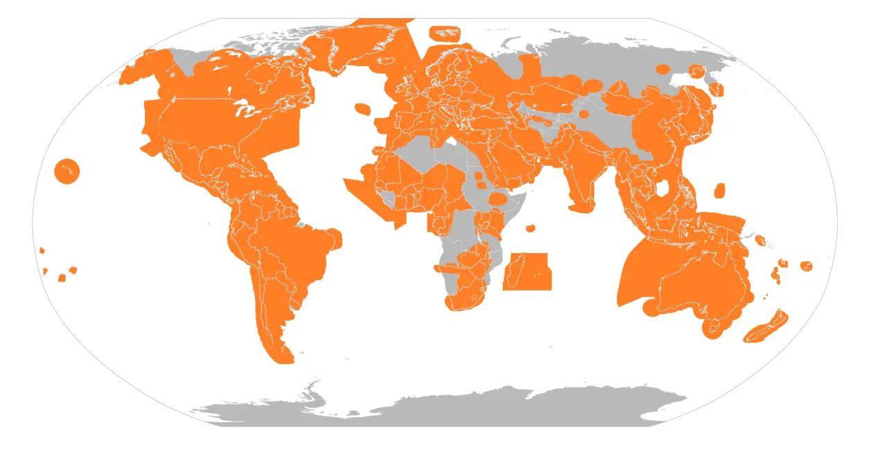ADS-B and Radar Coverage Map